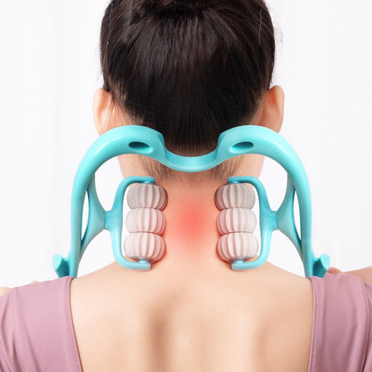 Handheld Six-Wheel Neck Massager